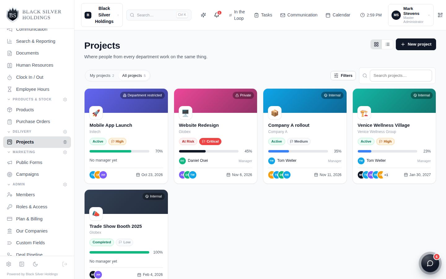 CRM projects